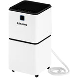 SAHAUHY 1500 Sq.Ft Portable Dehumidifier for Home Basements Bedroom Garage with Continuous Drain Hose,0.52 Gallon Water Tank and Wheel